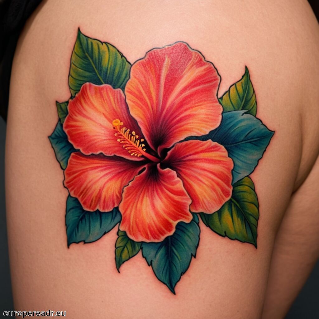 Hibiskus Tattoo Bedeutung » Süße und Leidenschaft