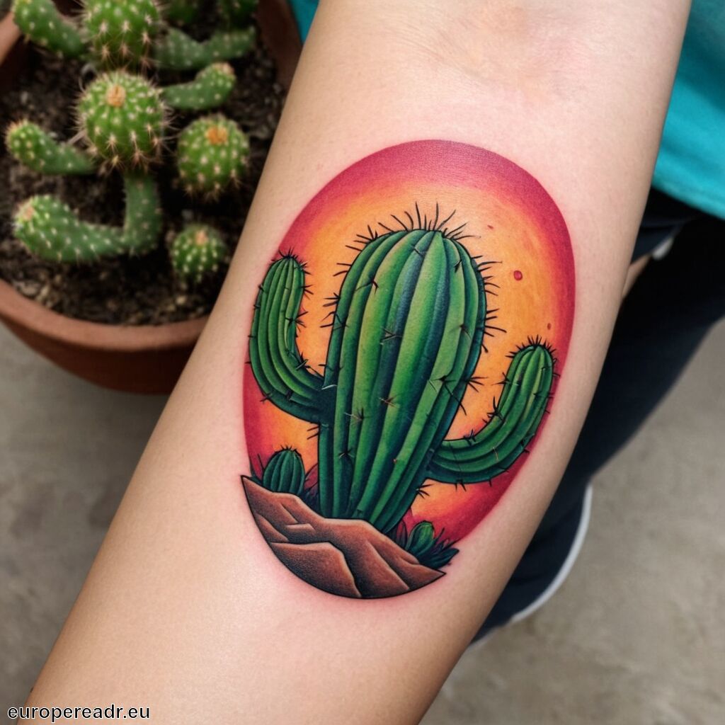 Kaktus Tattoo Bedeutung » Schutz und Stärke