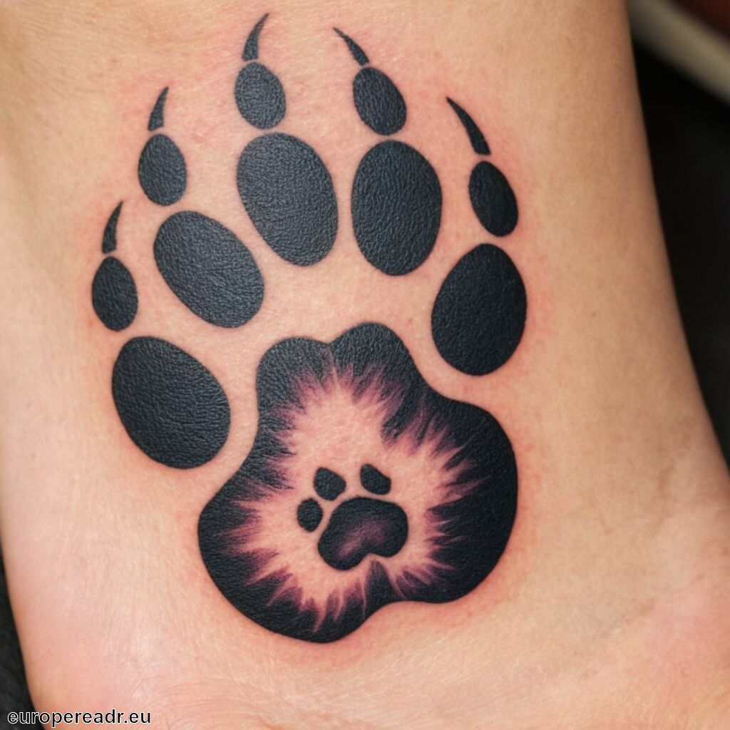 Katzenpfote Tattoo Bedeutung » Tierische Verbundenheit