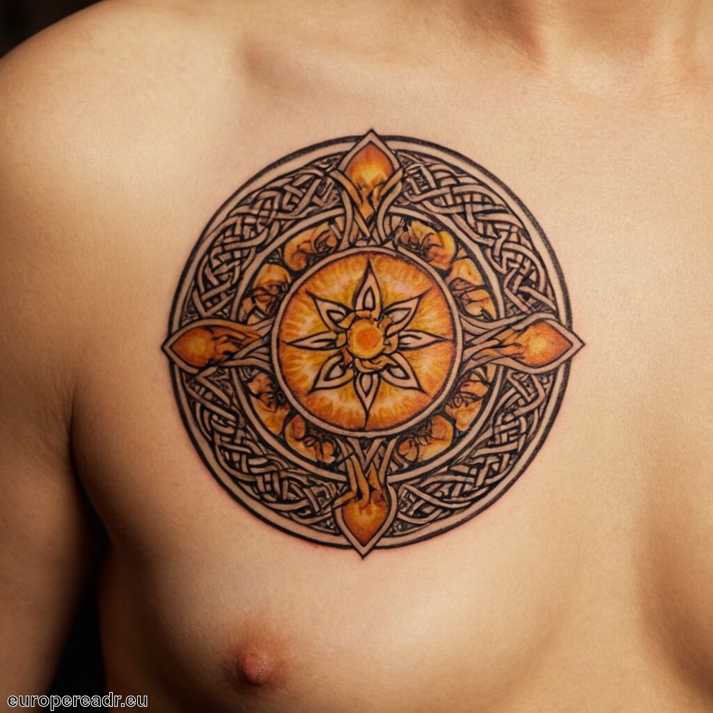 Keltische Sonne Tattoo Bedeutung » Licht und Leben