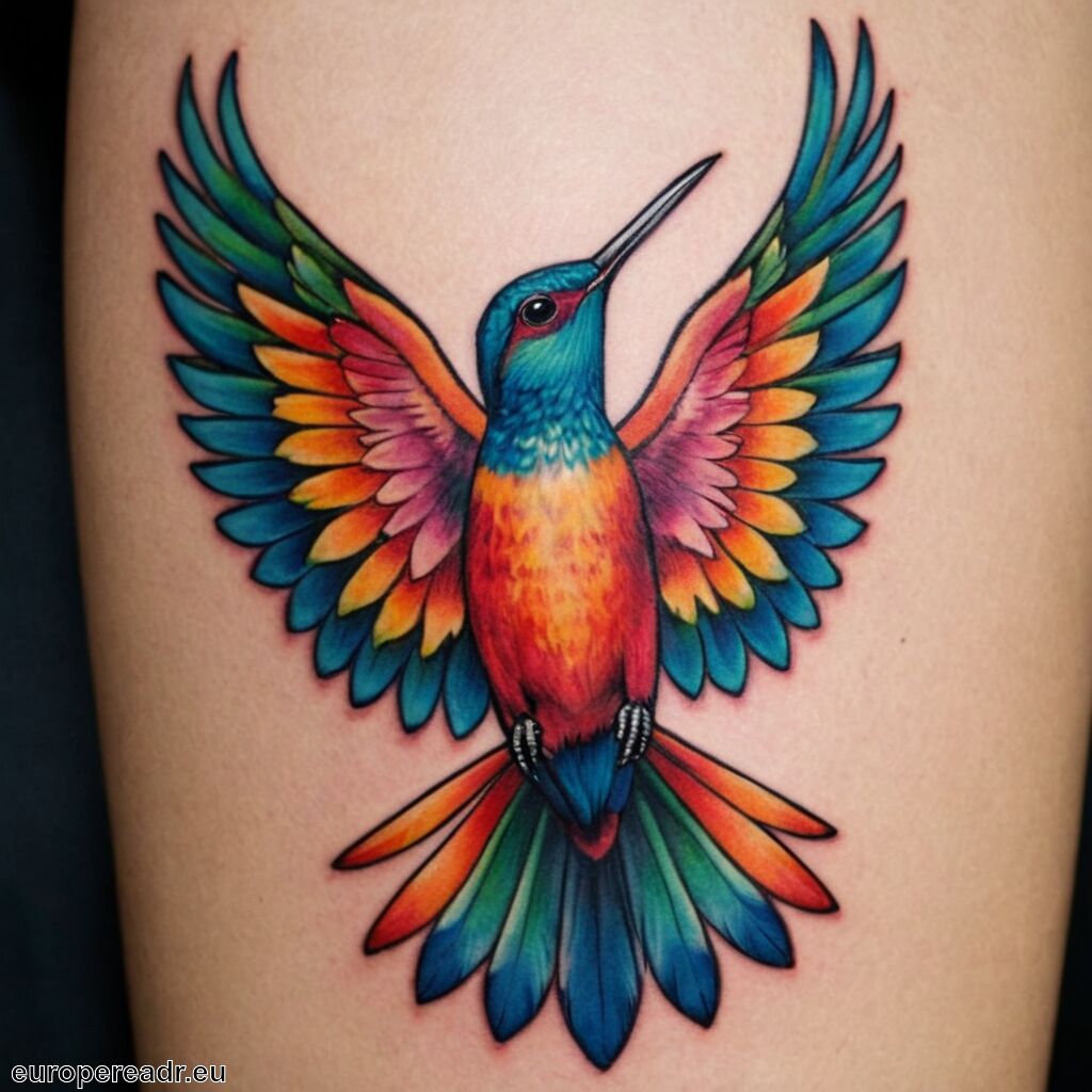 Kolibri Tattoo Bedeutung » Freude und Leichtigkeit