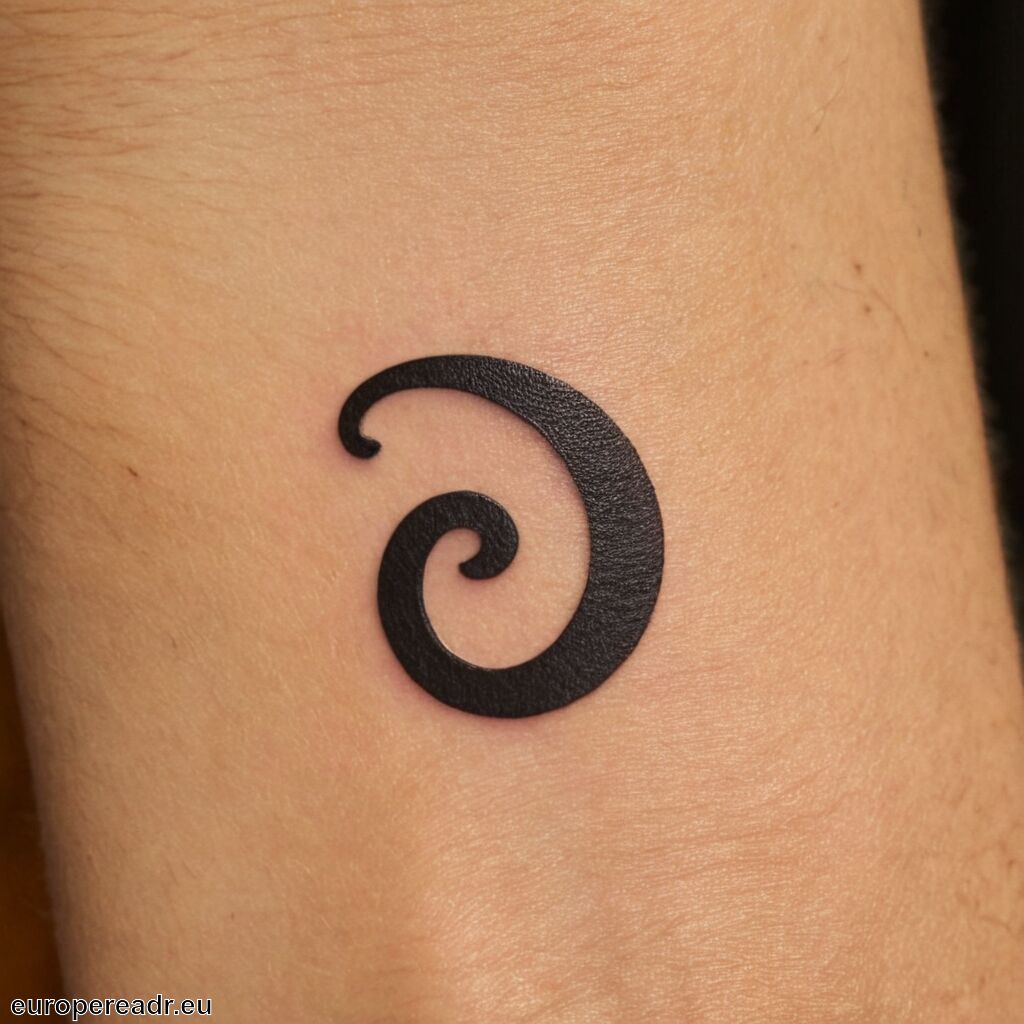 Komma Tattoo Bedeutung » Unendlichkeit und Fortsetzung