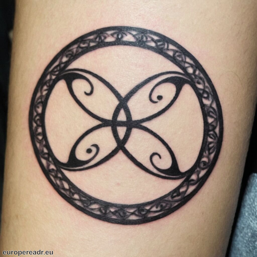 Kreis Tattoo Bedeutung » Unendlichkeit und Einheit