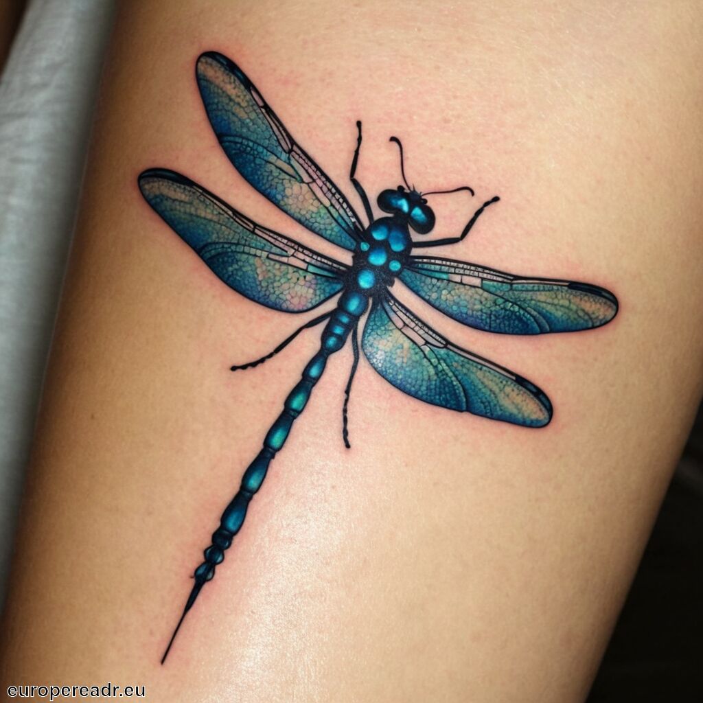 Libellen Tattoo Bedeutung » Transformation und Veränderungen