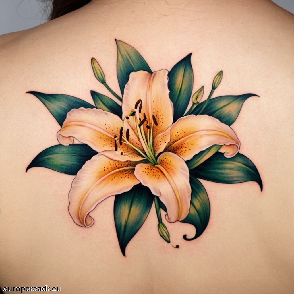 Lilie Tattoo Bedeutung » Reinheit und Unschuld