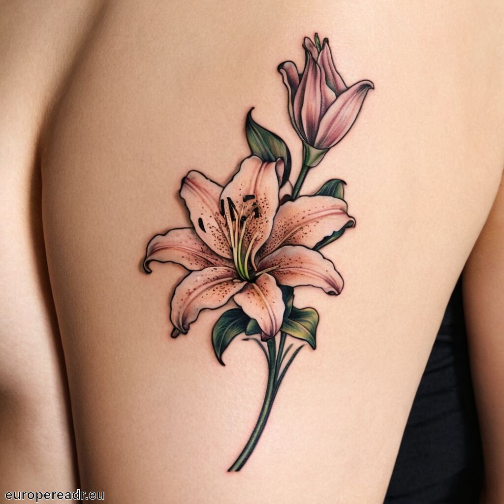 Lilien Tattoo Bedeutung » Vielseitigkeit und Eleganz