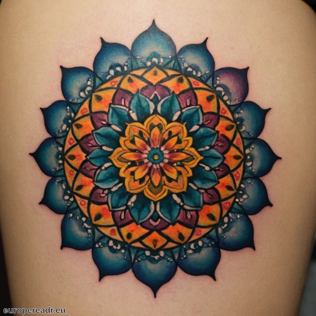 Mandala Tattoo Bedeutung » Ganzheit und Harmonie