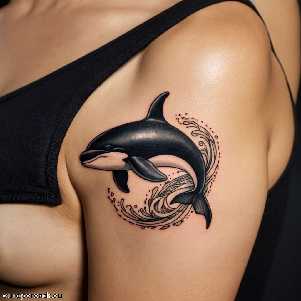 Orca Tattoo Bedeutung » Gemeinschaft und Schutz
