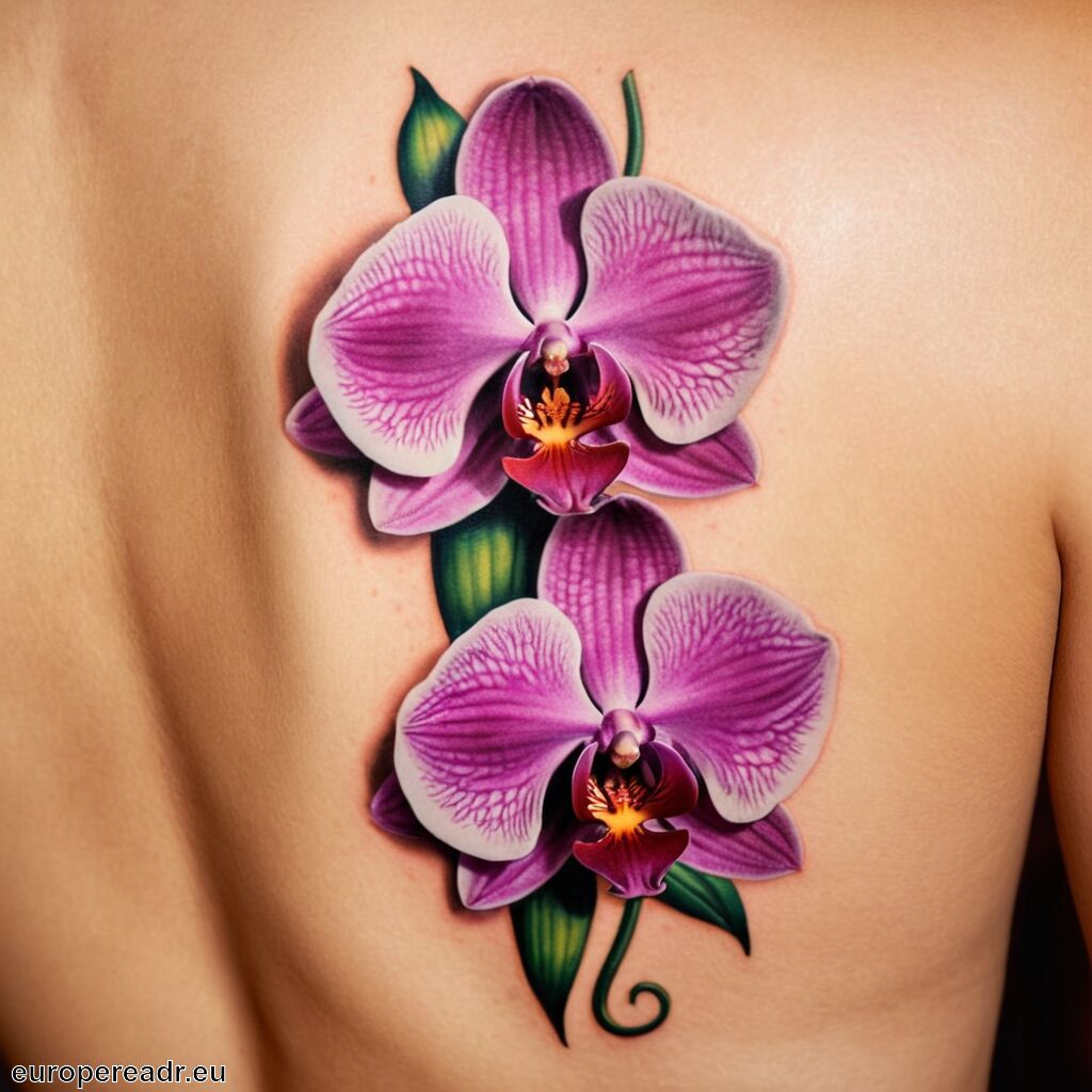 Orchideen Tattoo Bedeutung » Schönheit und Eleganz