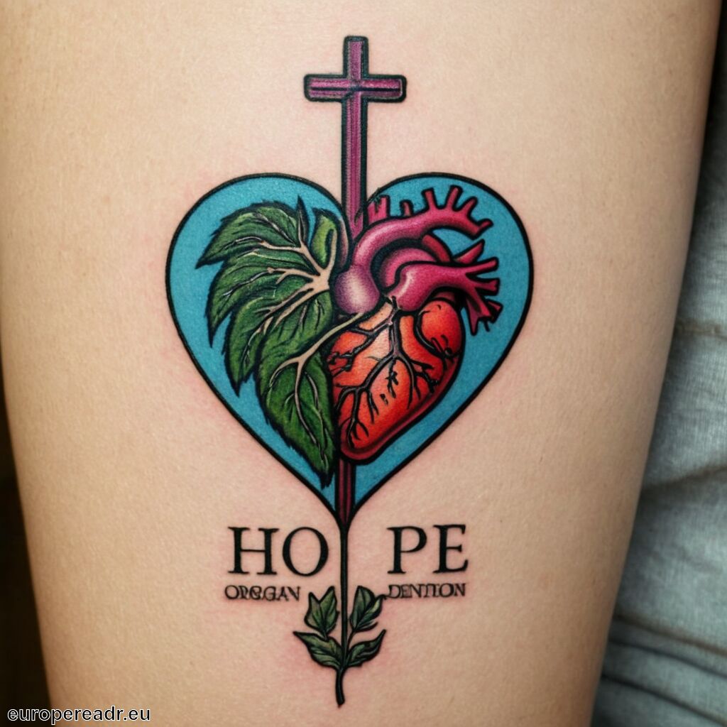 Organspende Tattoo Bedeutung » Leben schenken