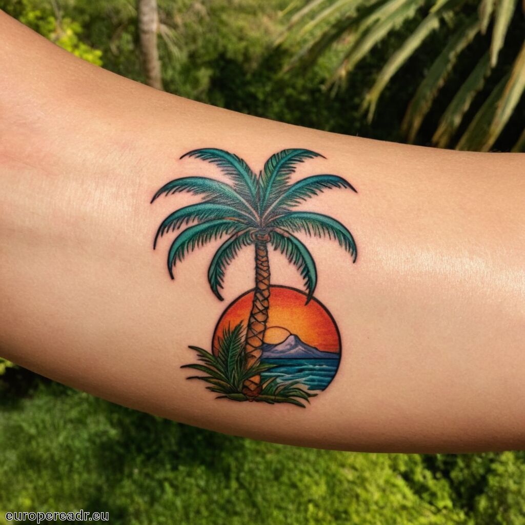 Palme Tattoo Bedeutung » Trope und Frieden