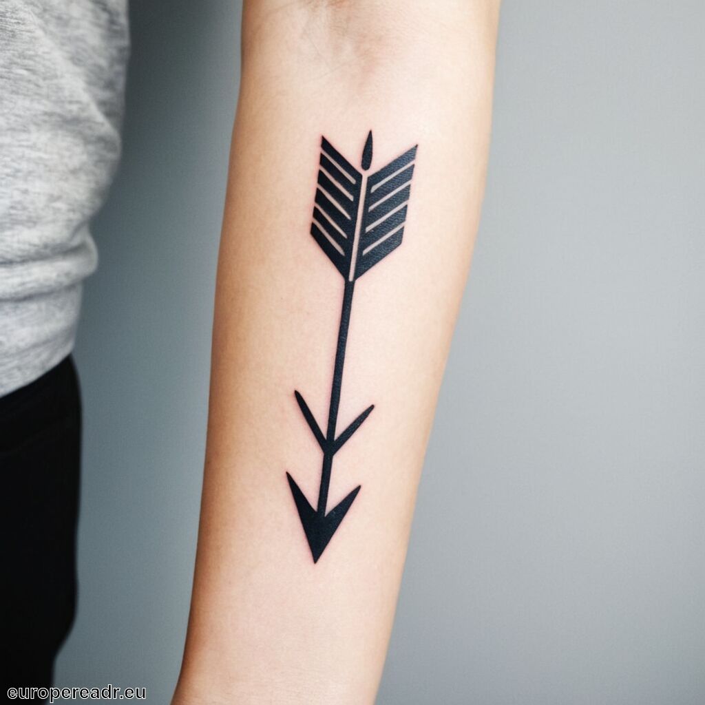 Pfeil Tattoo Bedeutung » Richtung und Ziel