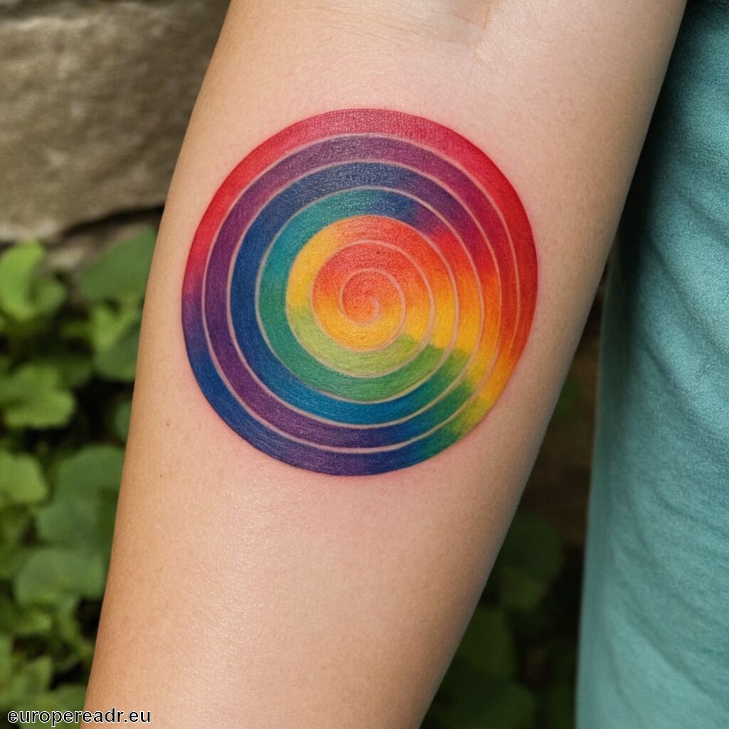 Regenbogen Tattoo Bedeutung » Hoffnung und Vielfalt