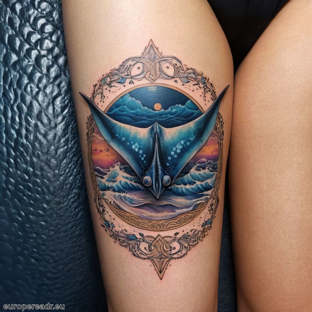 Rochen Tattoo Bedeutung » Natur und Mystik