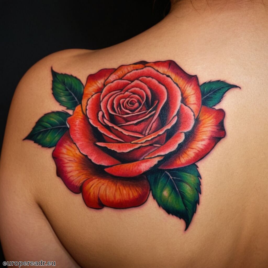 Rosen Tattoo Bedeutung » Liebe und Leidenschaft