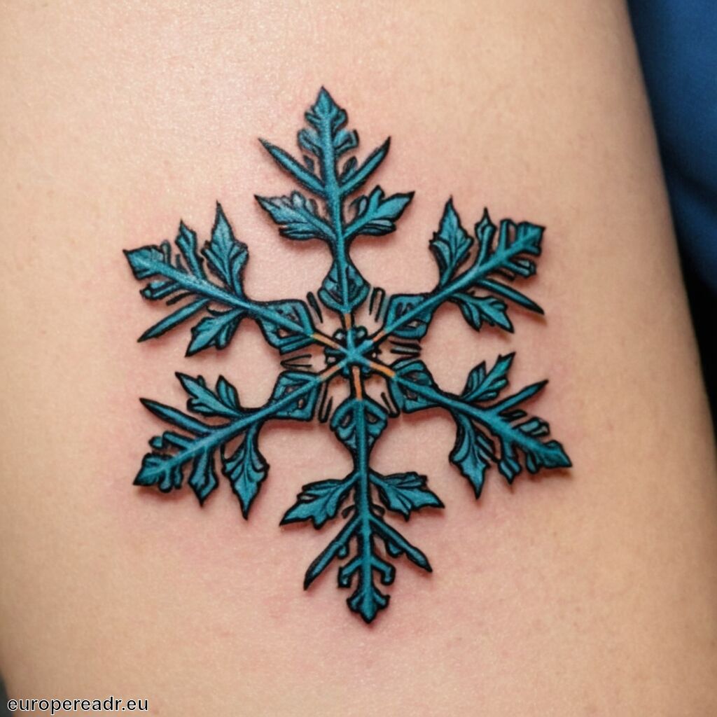 Schneeflocke Tattoo Bedeutung » Einzigartigkeit