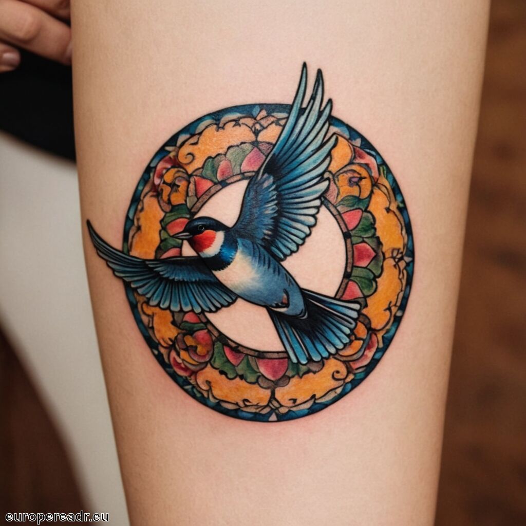 Schwalbe Tattoo Bedeutung » Heimat und Rückkehr