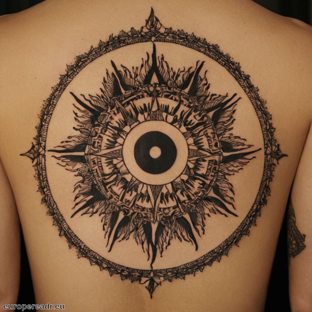 Schwarze Sonne Tattoo Bedeutung » Symbol für Geheimwissen