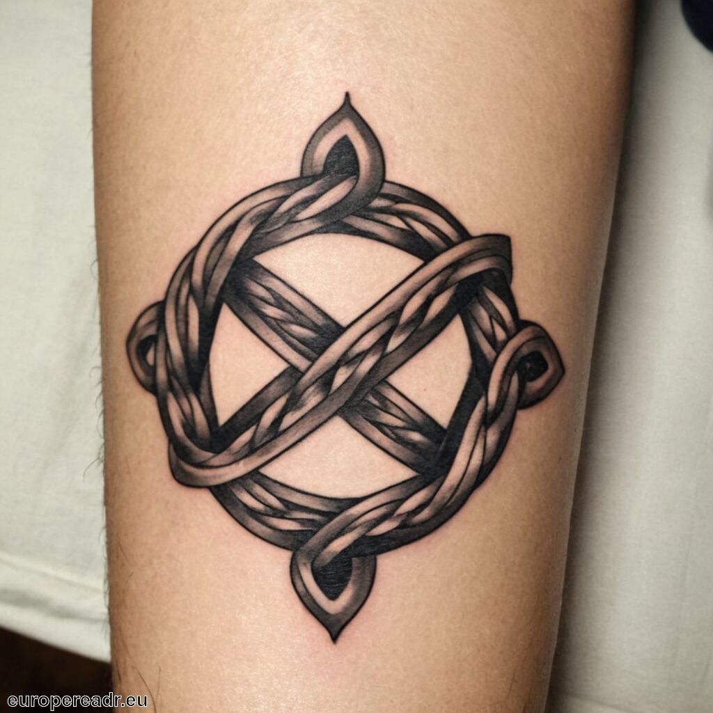 Seil Knoten Tattoo Bedeutung » Sicherheit und Verbundenheit