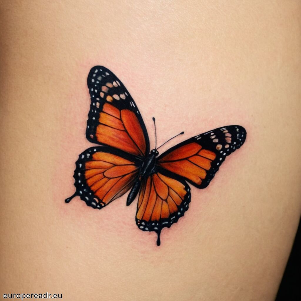 Semikolon-Schmetterling Tattoo Bedeutung » Transformation