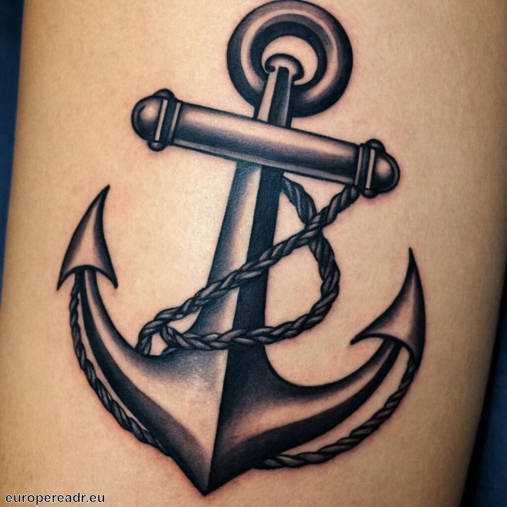 Anker Tattoo Bedeutung » Stabilität und Sicherheit