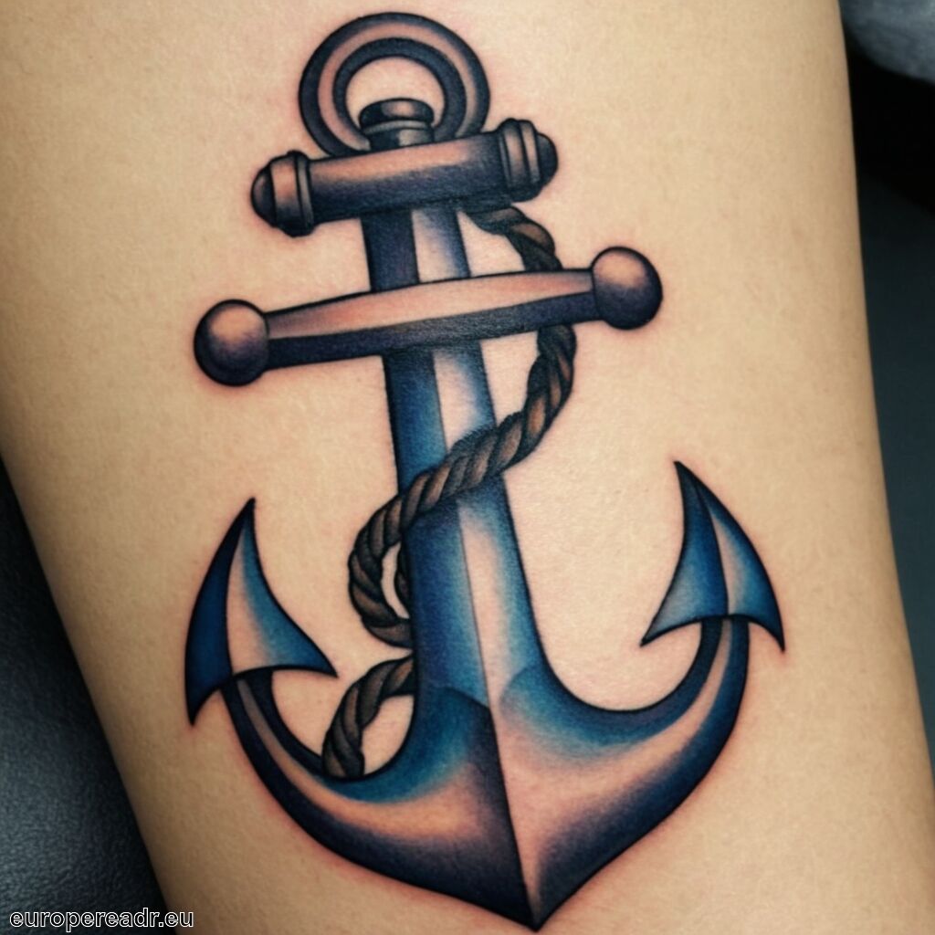 Anker Kompass Tattoo Bedeutung » Orientierung auf See