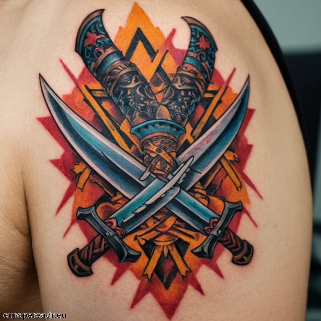 Dolch Tattoo Bedeutung » Gefahr und Loyalität