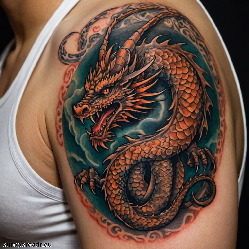 Drache Tattoo Bedeutung » Macht und Mystik