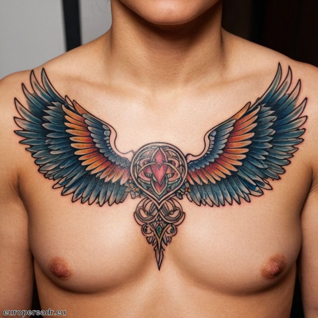 Engelsflügel Tattoo Bedeutung » Schutz und Freiheit