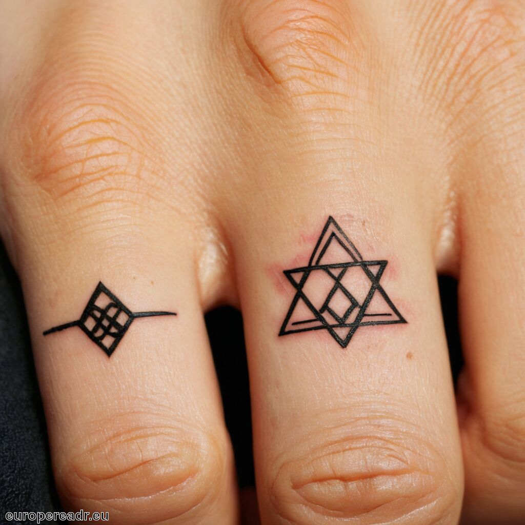 Finger Tattoo Bedeutung » Individuelle Symbole