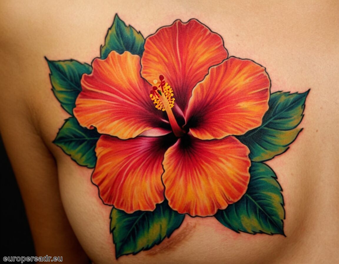 Ausdruck von Stärke und Unabhängigkeit - Hibiskus Tattoo Bedeutung » Süße und Leidenschaft