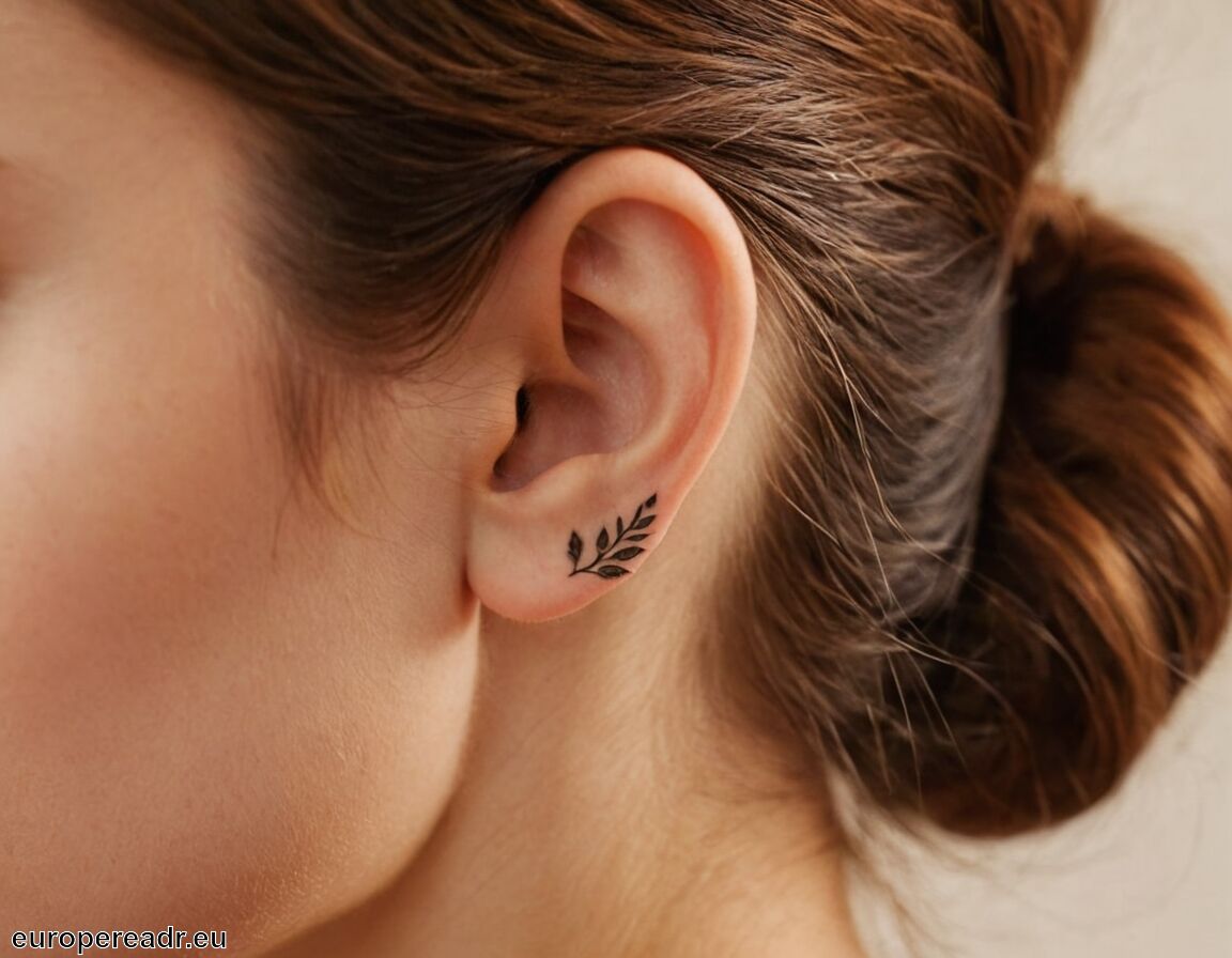 Beliebtheit in aktuellen Trends   - hinterm Ohr Tattoo Bedeutung » Unbemerkt und privat