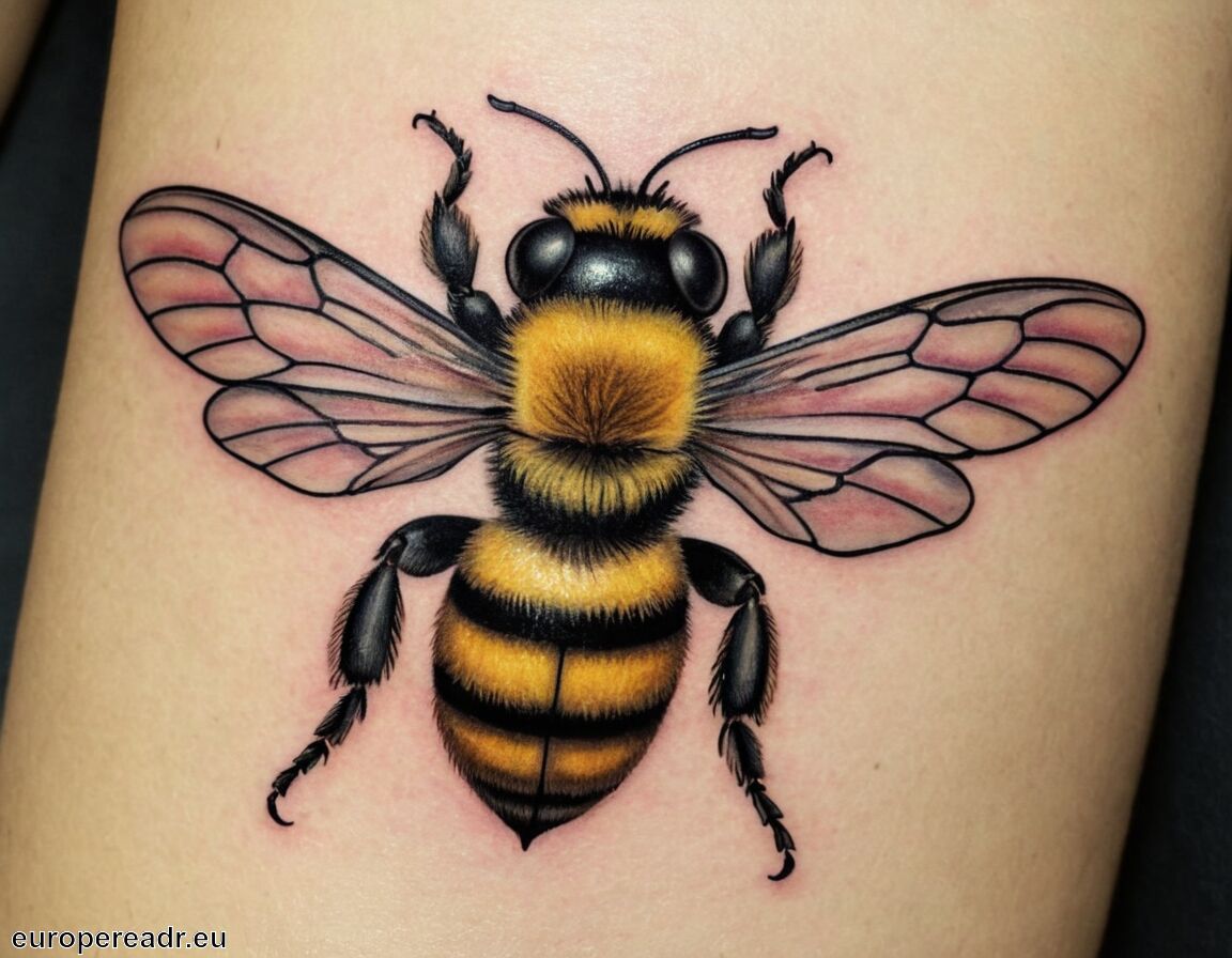 Gemeinschaftsgeist und Teamarbeit - Hummel Tattoo Bedeutung » Fleiß und Durchhaltevermögen