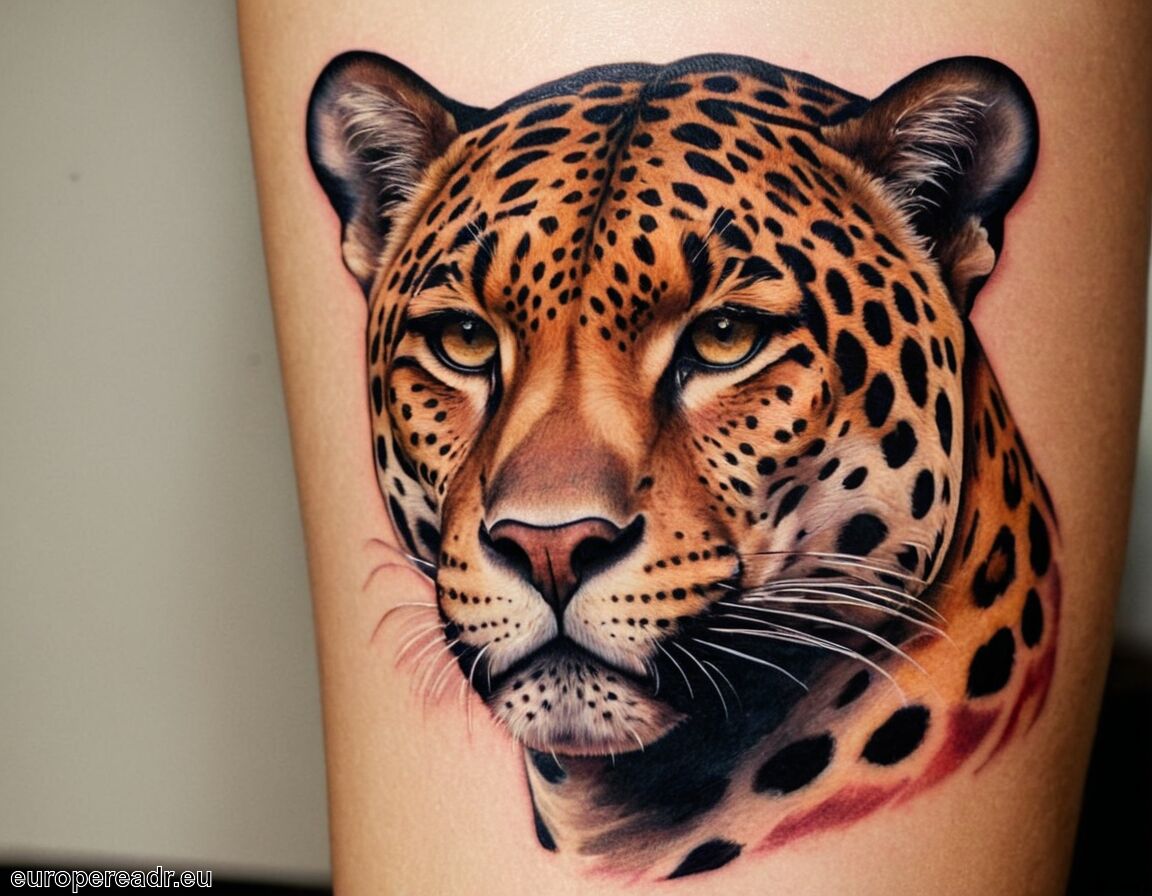 Mut und Tapferkeit darstellen   - Jaguar Tattoo Bedeutung » Kraft und Anmut