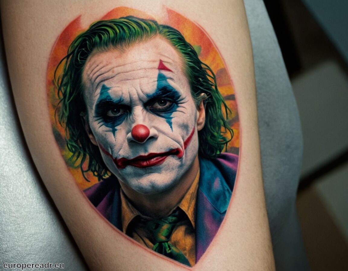 Niederschlagung sozialer Normen und Regeln - Joker Tattoo Bedeutung » Spiel und Gaudi