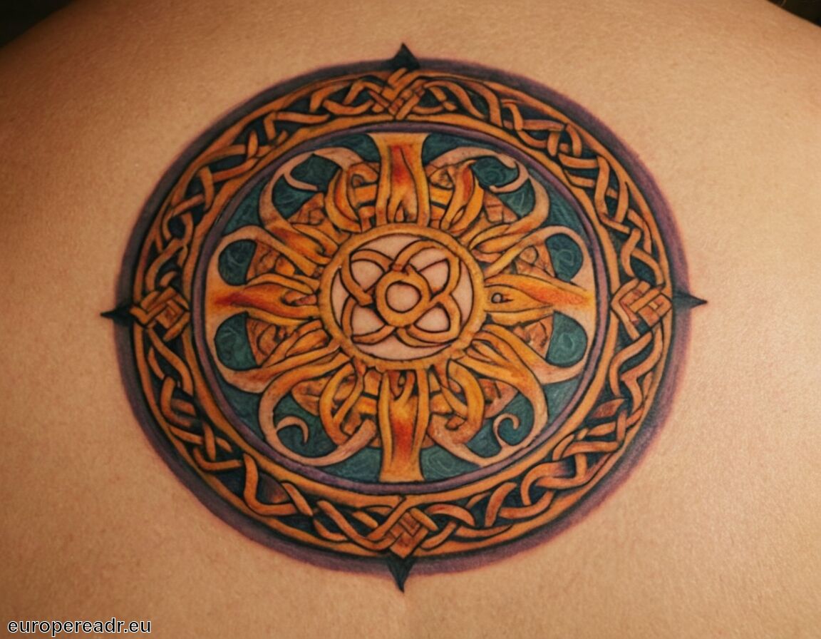 Bedeutung in keltischer Mythologie - Keltische Sonne Tattoo Bedeutung » Licht und Leben