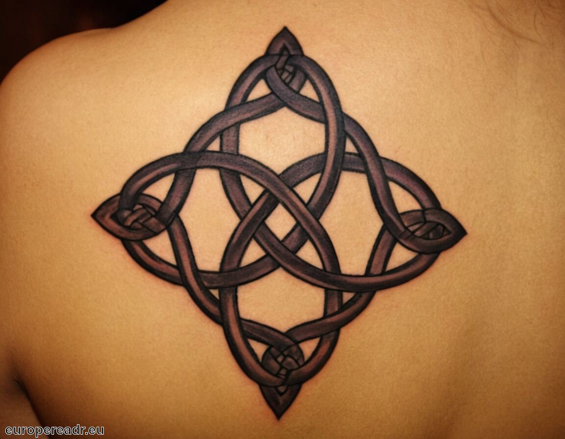Schutzsymbol in der keltischen Kultur - Keltischer Knoten Tattoo Bedeutung » Ewigkeit und Unendlichkeit