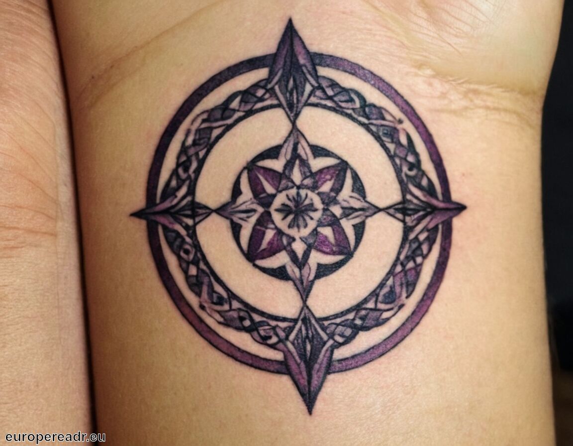 Spirituelle und mystische Interpretationen   - Kreis Tattoo Bedeutung » Unendlichkeit und Einheit