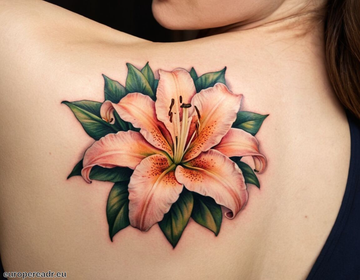 Repräsentation von Hoffnung und Licht   - Lilie Tattoo Bedeutung » Schönheit und Anmut