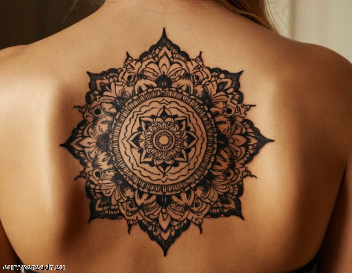 Individuelle Interpretation für Träger   - Mandala Tattoo Bedeutung » Ganzheit und Harmonie