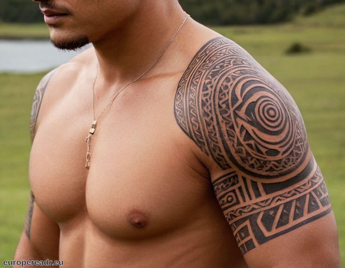 Einfluss auf die persönliche Lebensgeschichte   - Maori Arm Tattoo Bedeutung » Stärke und Stolz
