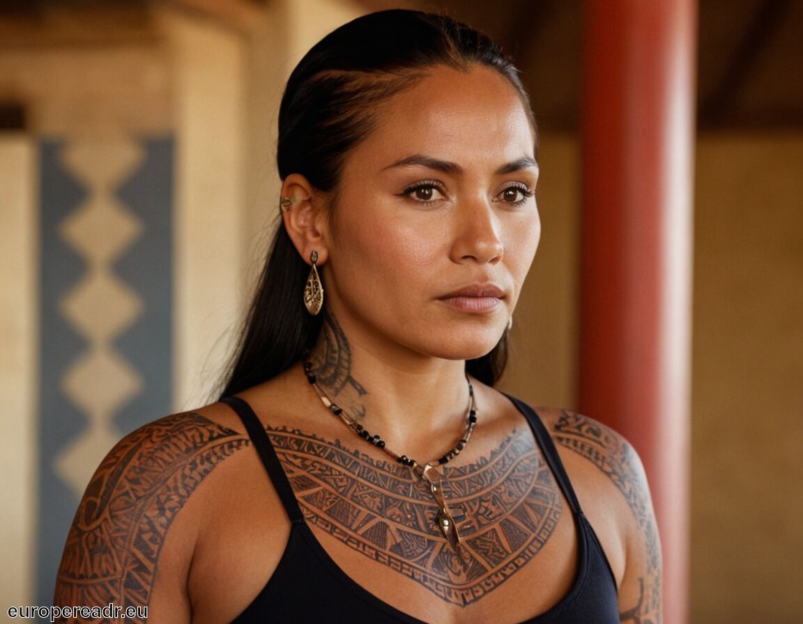 Verbindung zur Gemeinschaft und Ahnen - Maori Frau Tattoo Bedeutung » Weibliche Identität