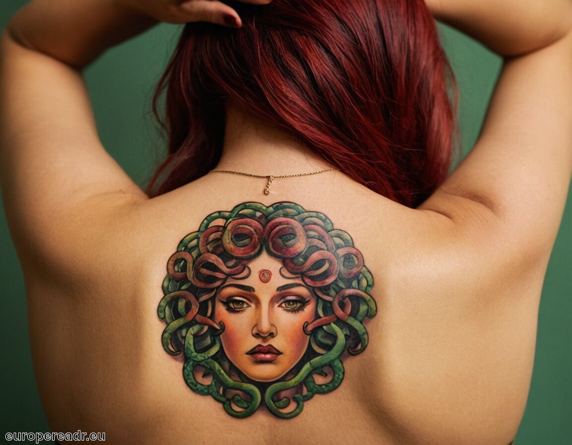Enttabuisierung durch Körpersymbolik - Medusa sexuelle Gewalt Tattoo Bedeutung » Mut und Widerstand