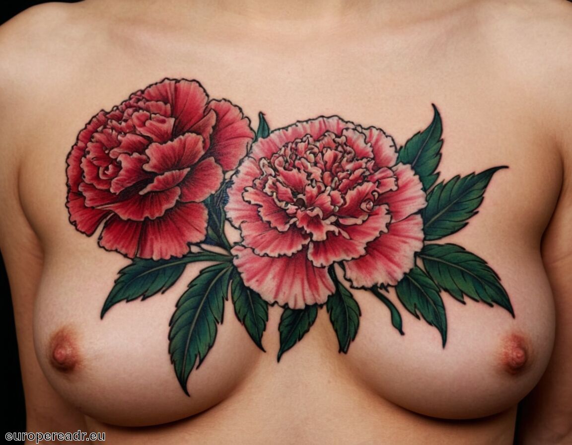 Bedeutung in verschiedenen Kulturen unterschiedlich   - Nelke Tattoo Bedeutung » Liebe und Zuneigung