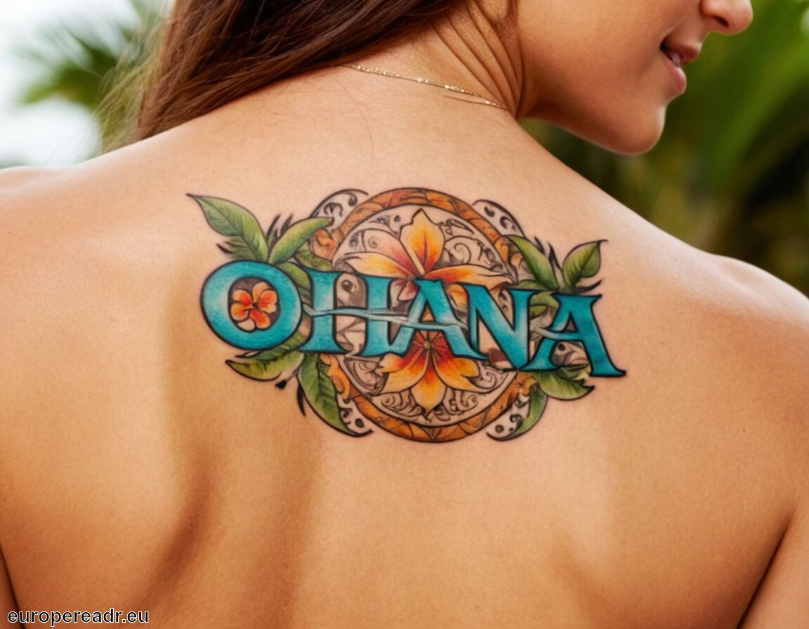 Beliebtheit von Ohana Tattoos - Ohana Tattoo Bedeutung » Familie und Zusammenhalt
