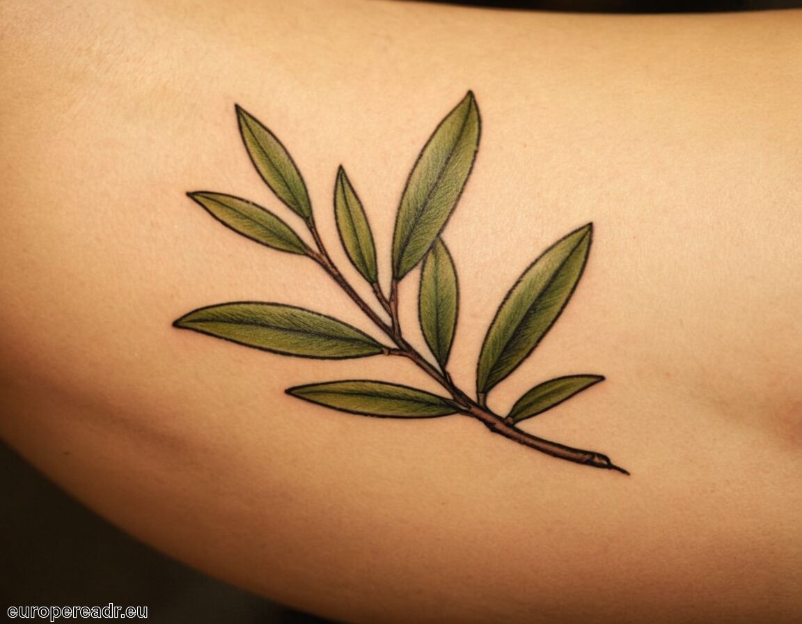 Spirituelle Bedeutung und Empowerment - Olivenzweig Tattoo Bedeutung » Frieden und Versöhnung