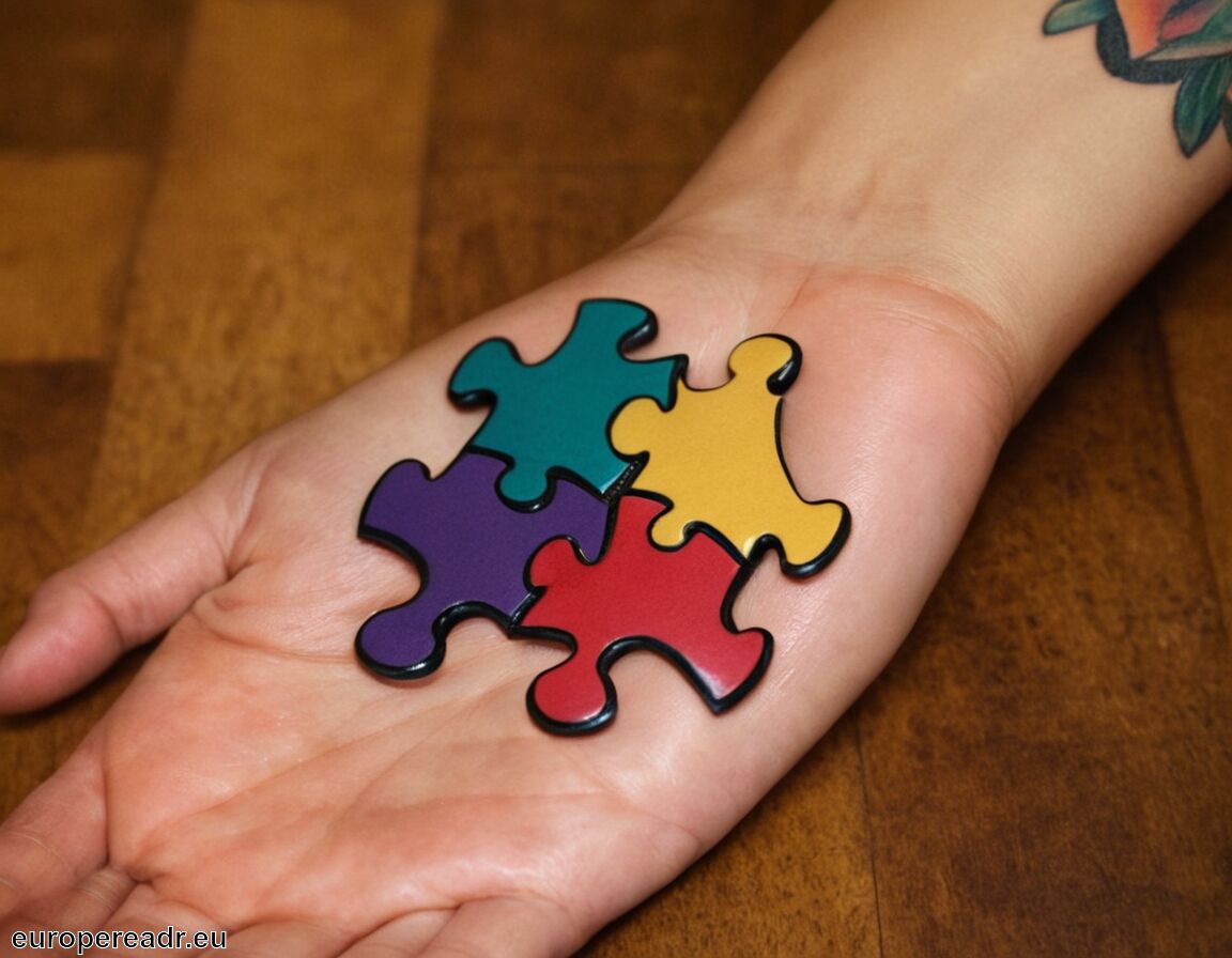 Erinnerungen an besondere Beziehungen - Puzzle Tattoo Bedeutung » Zusammengehörigkeit und Vielfalt