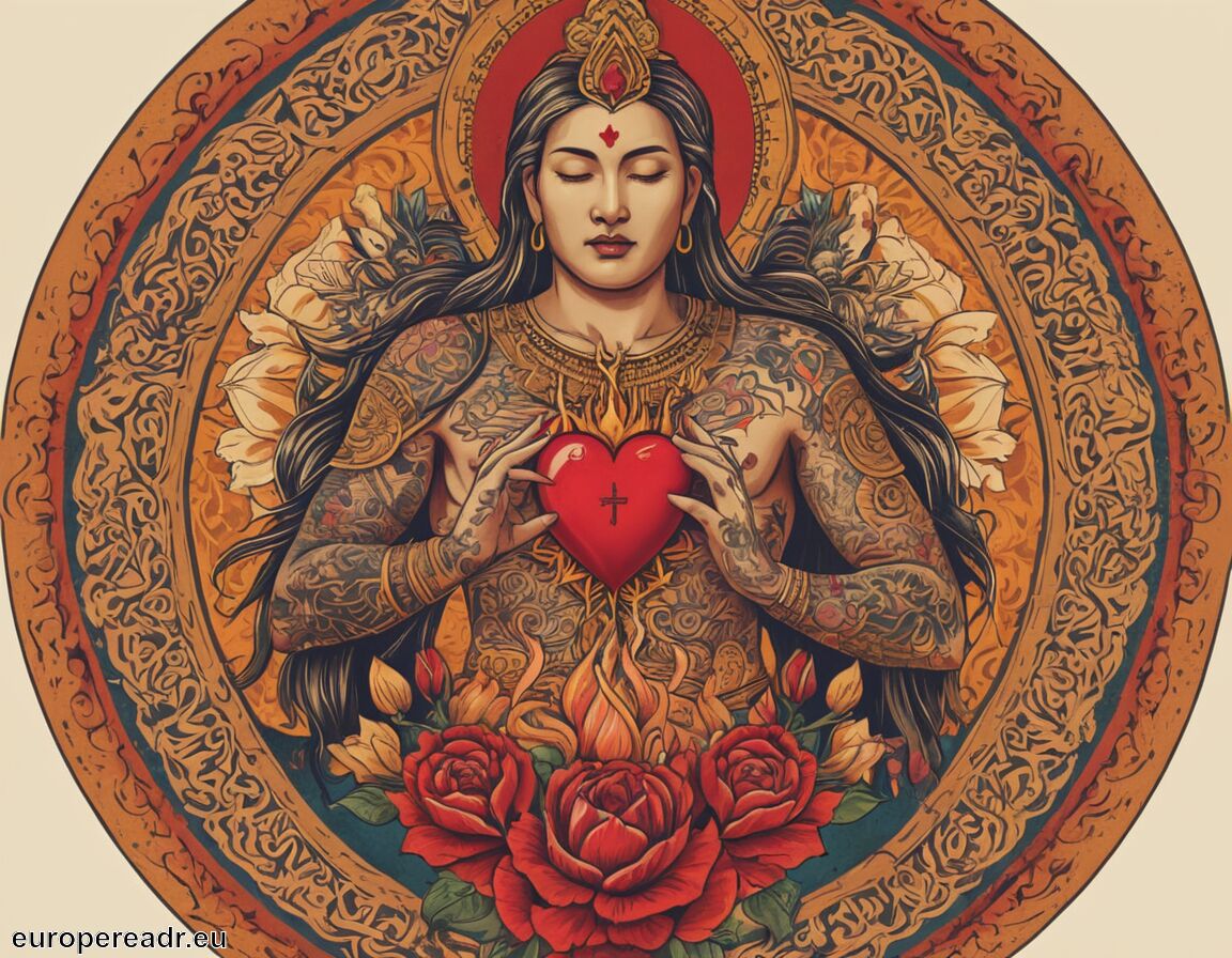 Sak Yant als spirituelle Tattoo-Art - Sacred Heart Tattoo Bedeutung » Heiliges Herz; Sak Yant Tattoo Bedeutung » Traditionelle Spiritualität