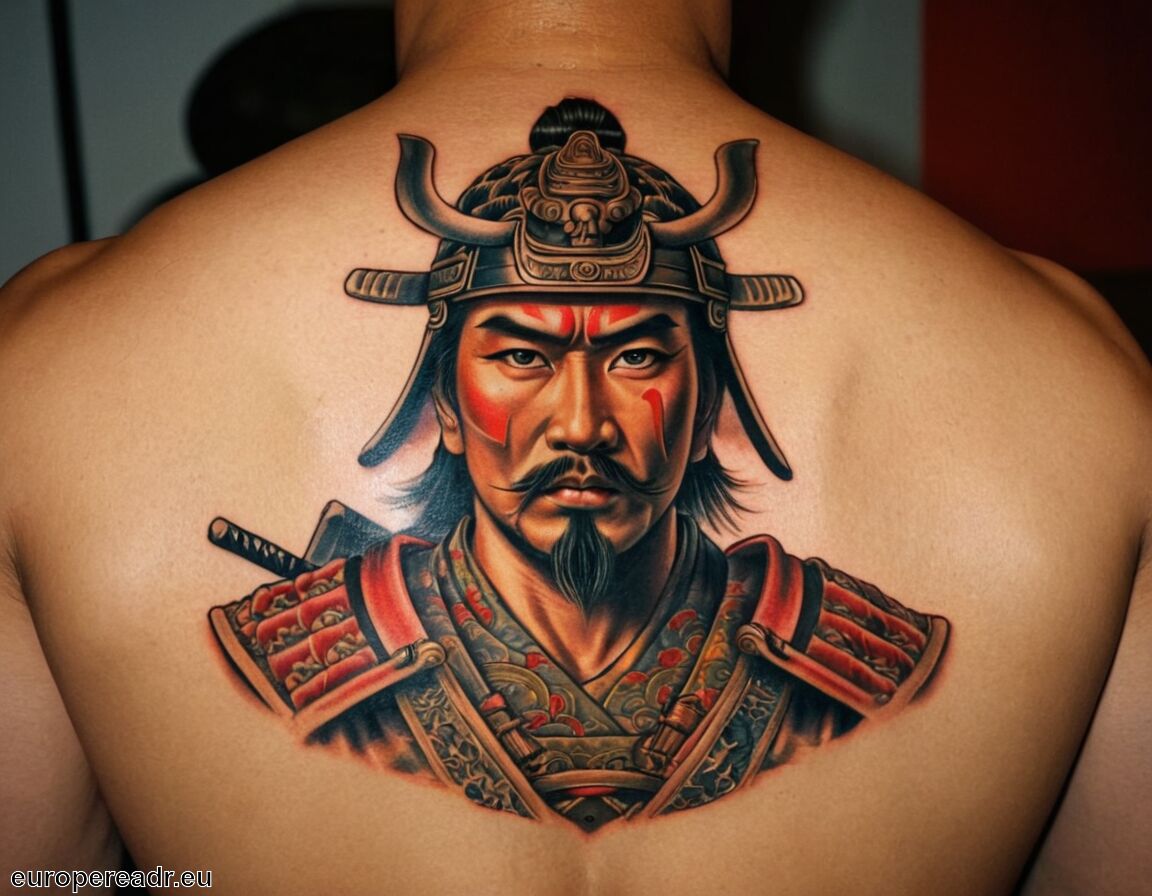 Darstellung von Stärke und Mut   - Samurai Tattoo Bedeutung » Ehre und Disziplin