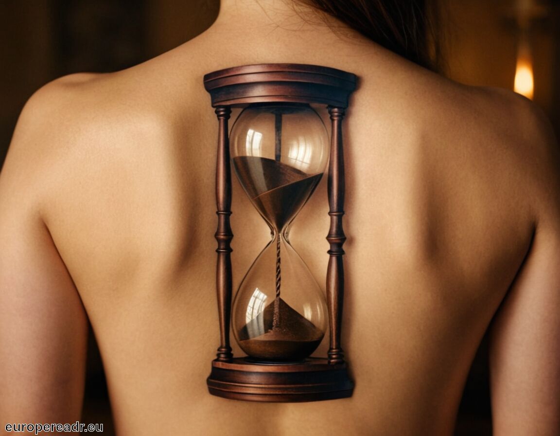 Verbindung zu Vergangenem und Künftigem - Sanduhr Tattoo Bedeutung » Vergänglichkeit der Zeit